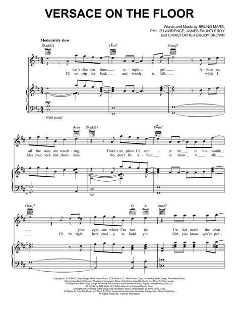 versace on the floor piano sheet|versace piano sheet music.